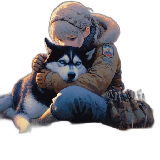 jacket, animal, weapon, creature transparent PNG cut-out