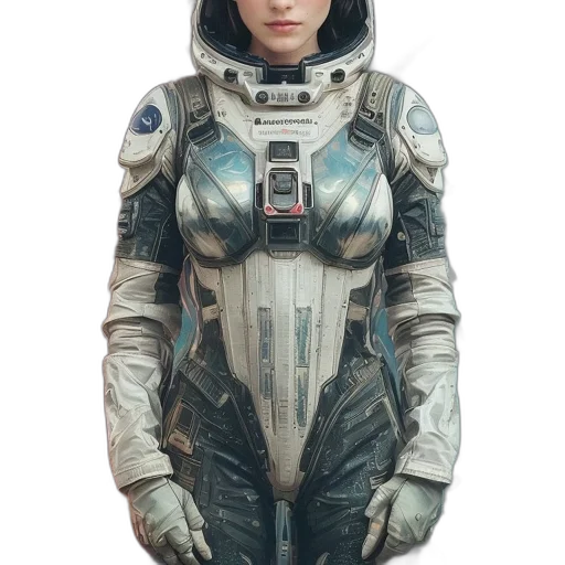 robot, jacket, face, dress transparent PNG cut-out