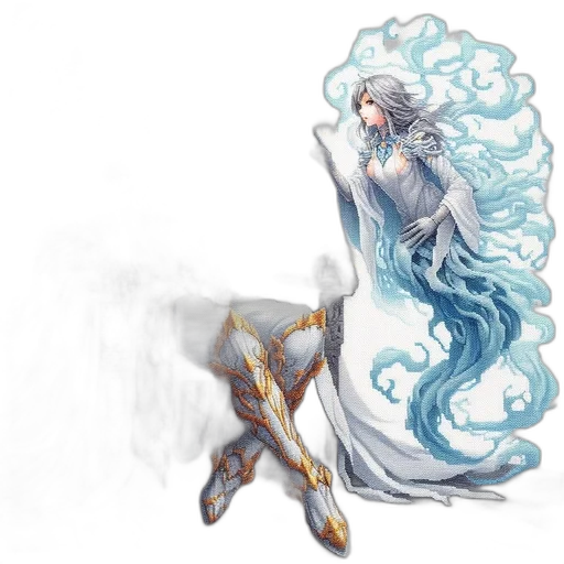 dragon, dress, sword, creature transparent PNG cut-out