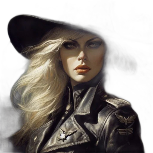 hat, jacket, face, photorealistic transparent PNG cut-out