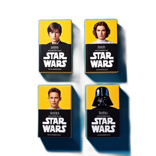 collection, four, star, wars-themed transparent PNG cut-out