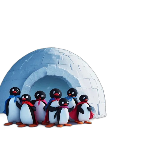 concept art, 3d render, snow, outer space transparent PNG cut-out