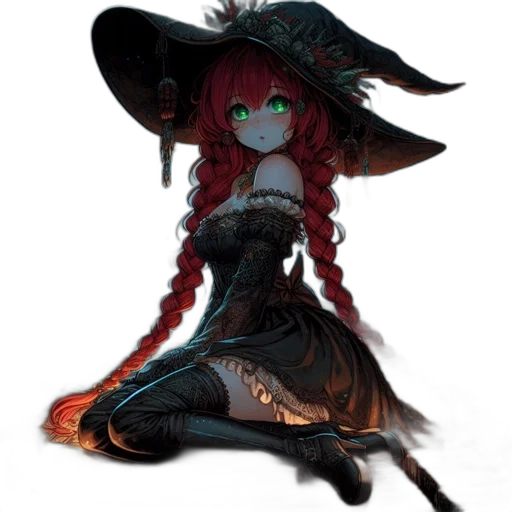 staff, dragon, hat, dress transparent PNG cut-out