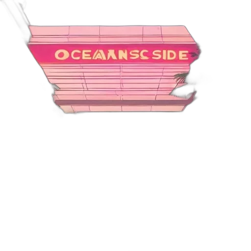 food, jewelry, vaporwave, 3d render transparent PNG cut-out