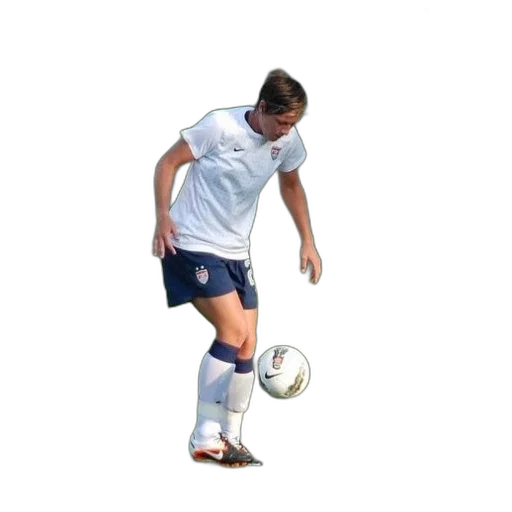 photorealistic, 3d render, soccer, player transparent PNG cut-out