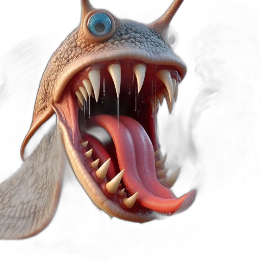 creature, dragon, animal, staff transparent PNG cut-out