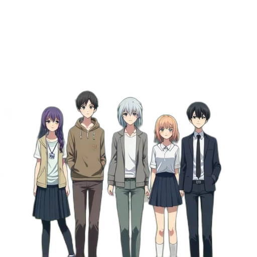 staff, anime, concept art, pixel art transparent PNG cut-out