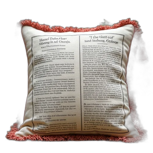 outdoor, cushion, made, book transparent PNG cut-out