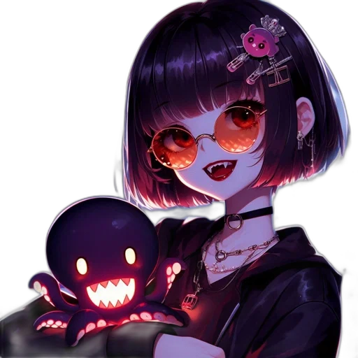 creature, mask, staff, face transparent PNG cut-out