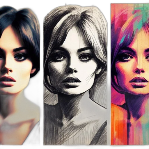 face, photorealistic, fantasy art, comic book art transparent PNG cut-out