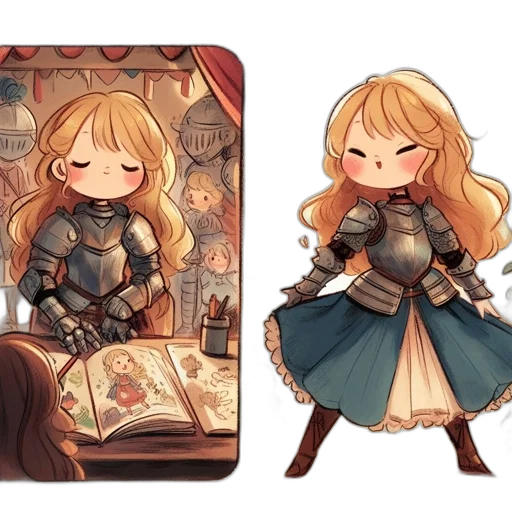 fantasy art, concept art, pixel art, anime transparent PNG cut-out
