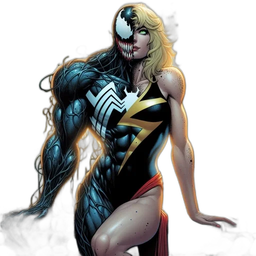 comic book art, concept art, fantasy art, two transparent PNG cut-out