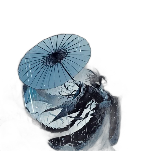 umbrella, dragon, hat, mask transparent PNG cut-out