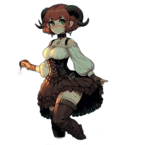 staff, dress, weapon, creature transparent PNG cut-out