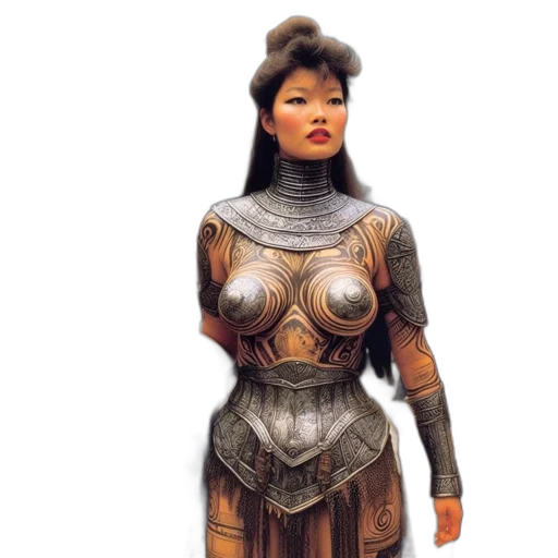 robot, dress, jewelry, concept art transparent PNG cut-out