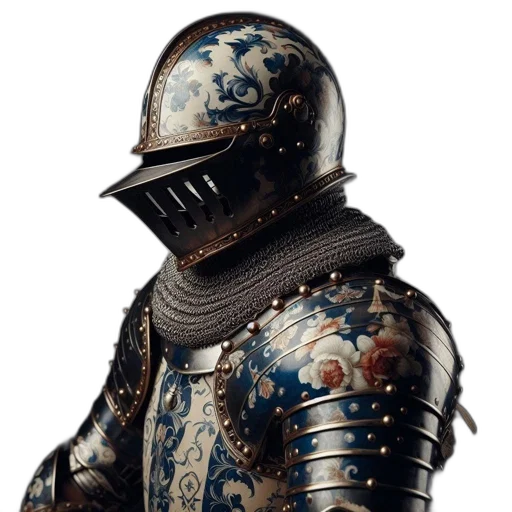 sword, robot, mask, jacket transparent PNG cut-out