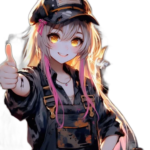staff, hat, weapon, jacket transparent PNG cut-out