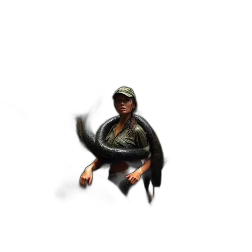 dragon, staff, creature, weapon transparent PNG cut-out