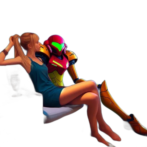 robot, furniture, concept art, 3d render transparent PNG cut-out