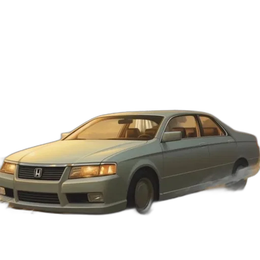 car, 3d render, photorealistic, deity-like transparent PNG cut-out