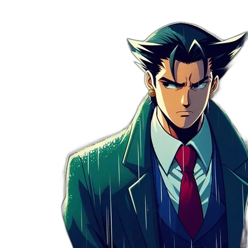 jacket, comic book art, anime, concept art transparent PNG cut-out