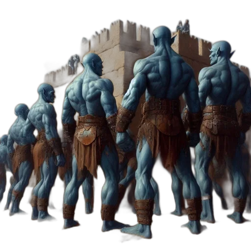concept art, fantasy art, comic book art, 3d render transparent PNG cut-out