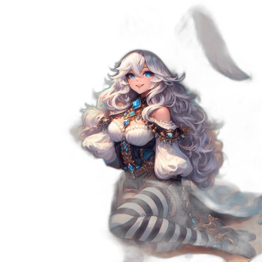 dragon, creature, dress, staff transparent PNG cut-out