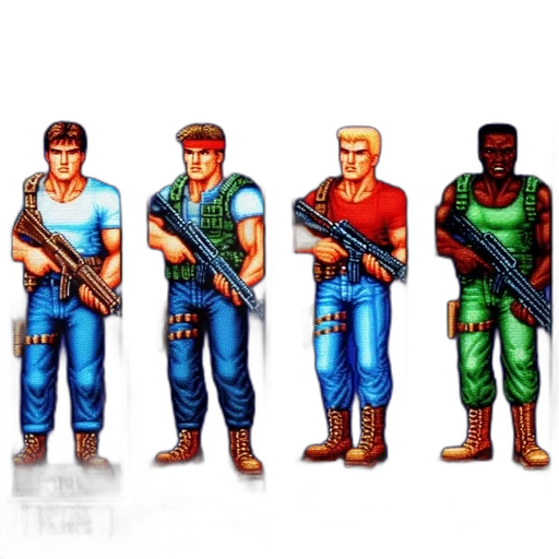 weapon, pixel art, concept art, comic book art transparent PNG cut-out