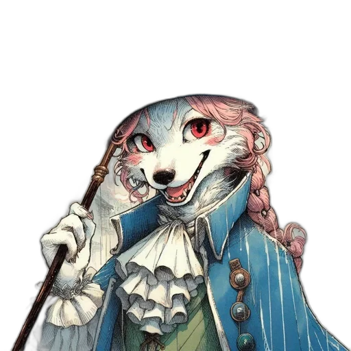 staff, mask, animal, jacket transparent PNG cut-out