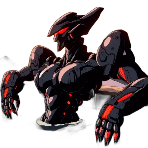 robot, weapon, creature, concept art transparent PNG cut-out
