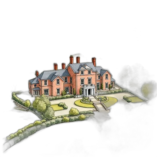 building, concept art, photorealistic, watercolor transparent PNG cut-out