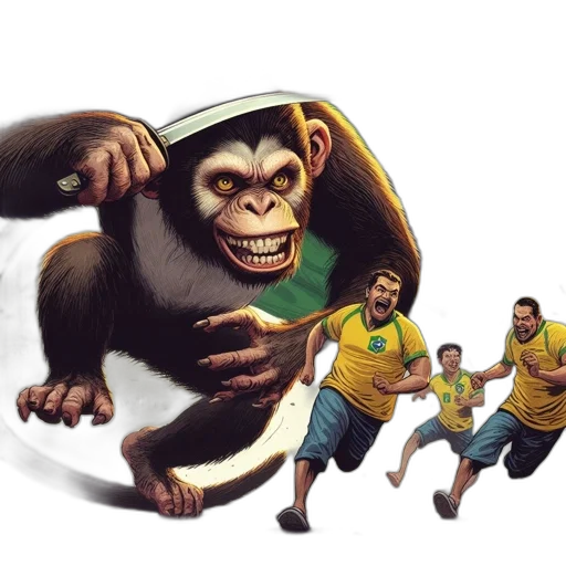 animal, concept art, photorealistic, comic book art transparent PNG cut-out
