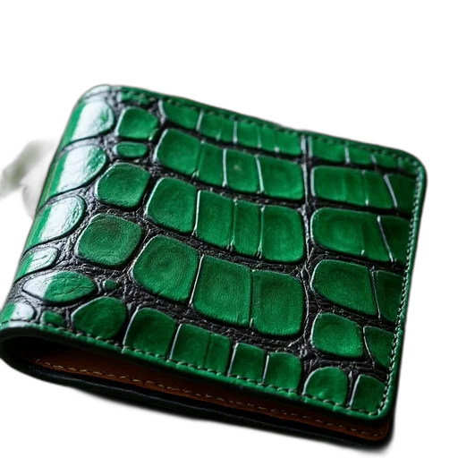 jewelry, 3d render, green, crocodile transparent PNG cut-out