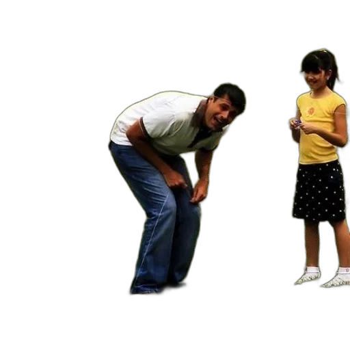 shoes, man, girl, field transparent PNG cut-out