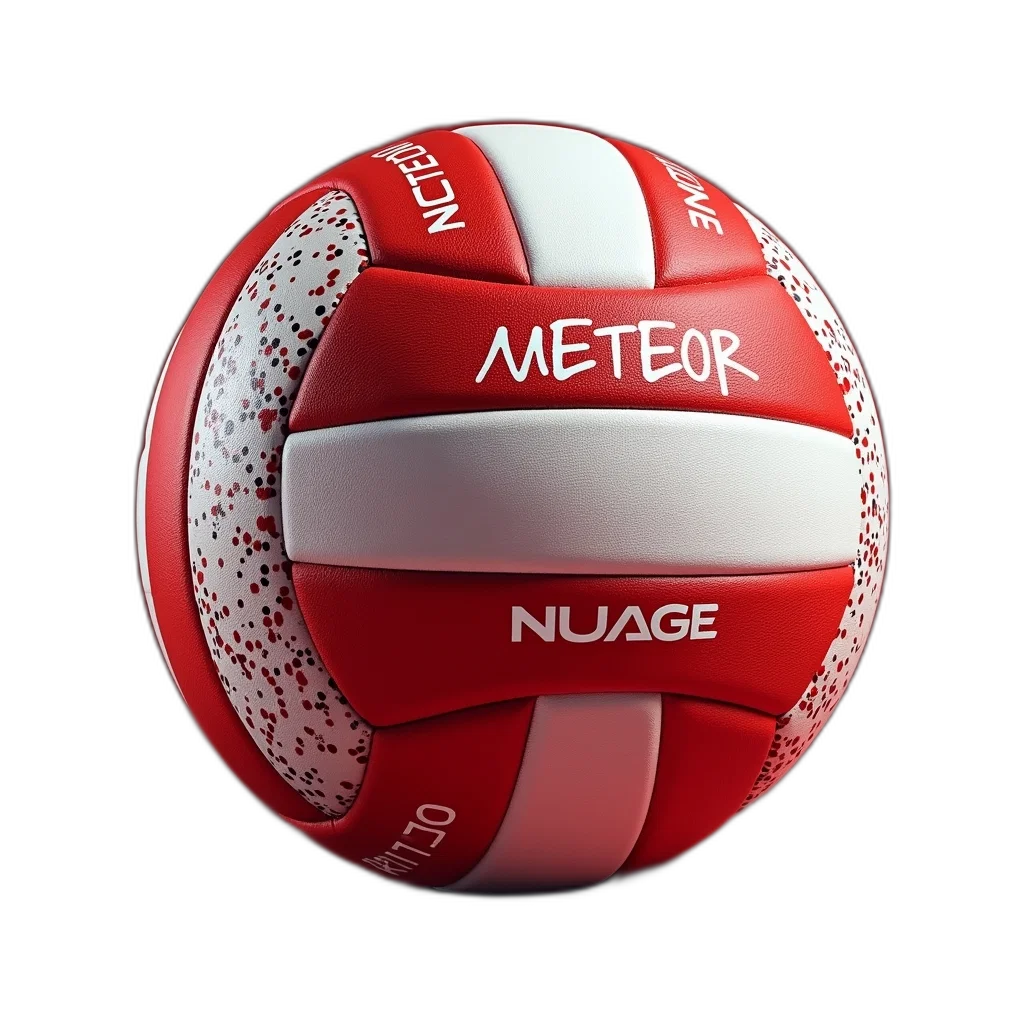 close-up, image, volleyball, red transparent PNG cut-out