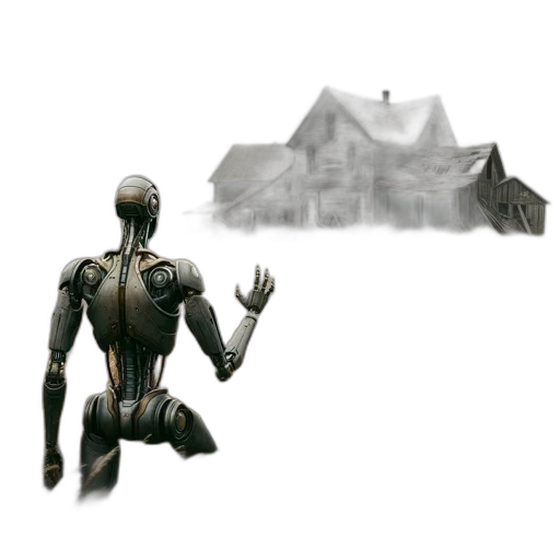 robot, building, creature, concept art transparent PNG cut-out