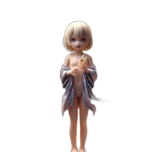 dress, creature, staff, jacket transparent PNG cut-out
