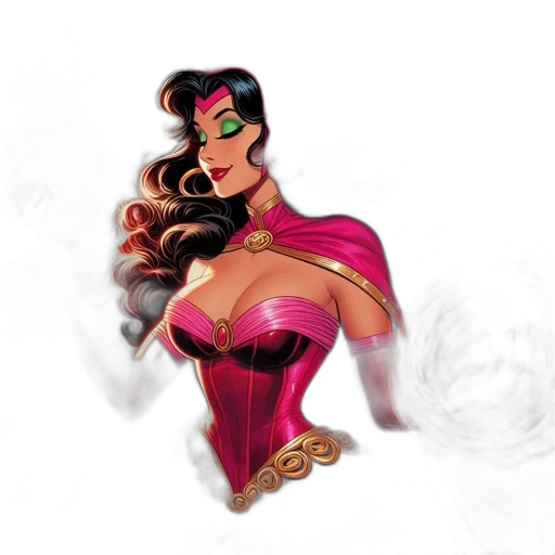 dress, comic book art, concept art, fantasy art transparent PNG cut-out