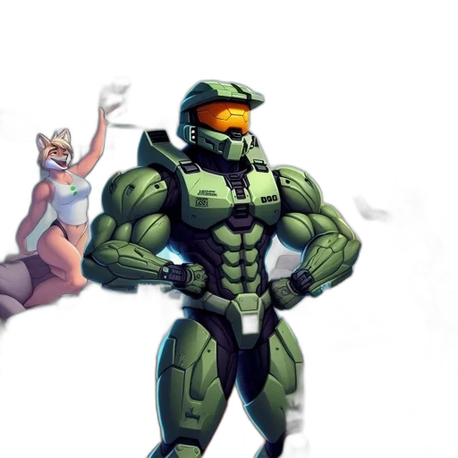robot, concept art, pixel art, 3d render transparent PNG cut-out