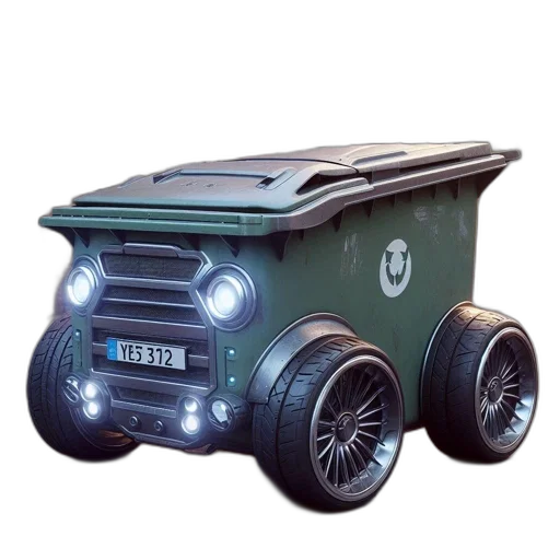 robot, car, furniture, animal transparent PNG cut-out
