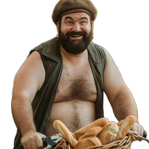 animal, hat, staff, weapon transparent PNG cut-out