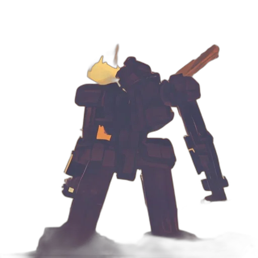 robot, weapon, staff, sword transparent PNG cut-out