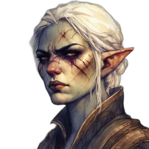 face, staff, dragon, fantasy art transparent PNG cut-out