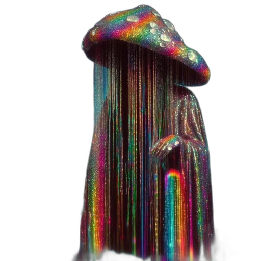 hat, hair, dress, jacket transparent PNG cut-out