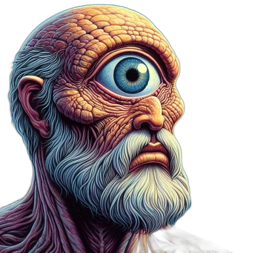 face, creature, mask, robot transparent PNG cut-out