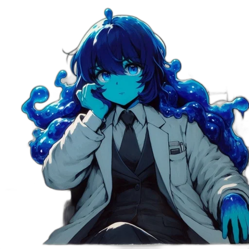 staff, hair, creature, face transparent PNG cut-out