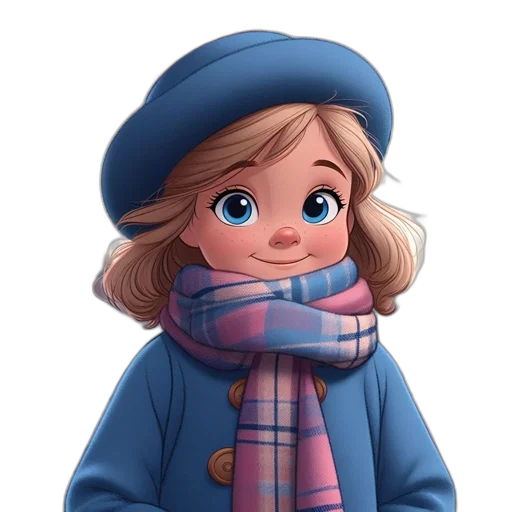 face, hat, jacket, photorealistic transparent PNG cut-out