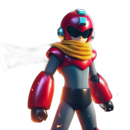 robot, concept art, 3d render, comic book art transparent PNG cut-out