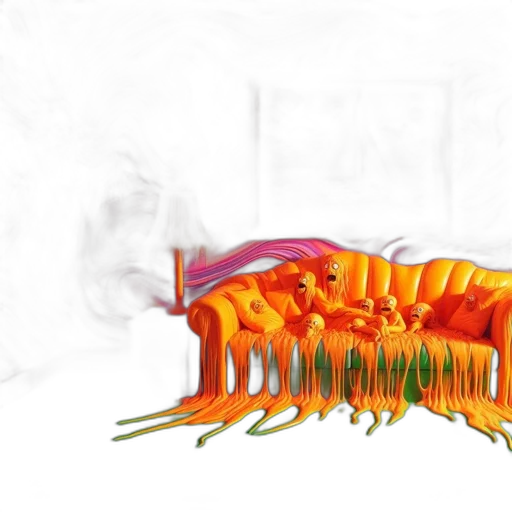 flower, dragon, crown, hair transparent PNG cut-out