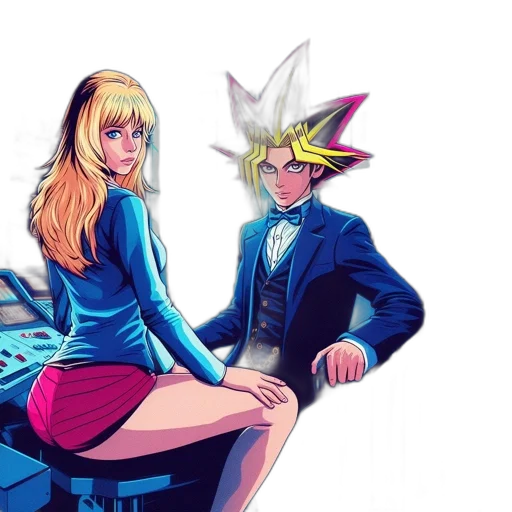 anime, concept art, comic book art, fantasy art transparent PNG cut-out